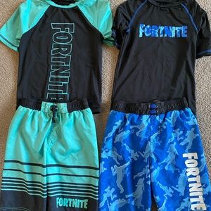 Boys Med Fortnite swimsuits